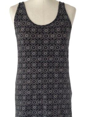 Long gray women's dress